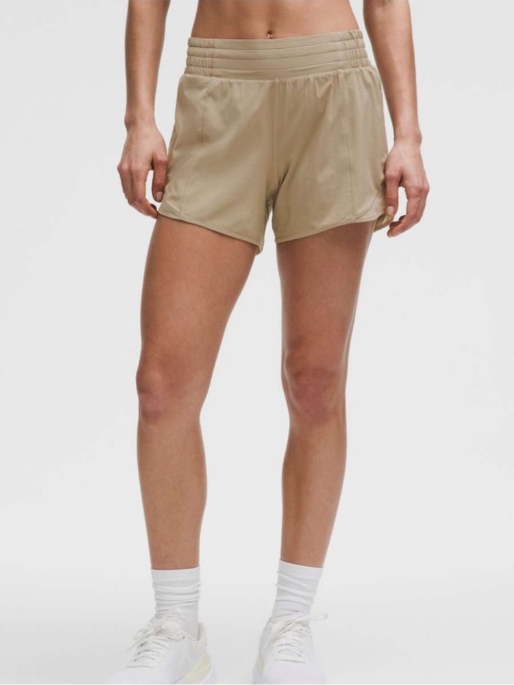Lululemon Hotty Hot High Rise Shorts 4" Sheer Oak - Picture 2 of 8
